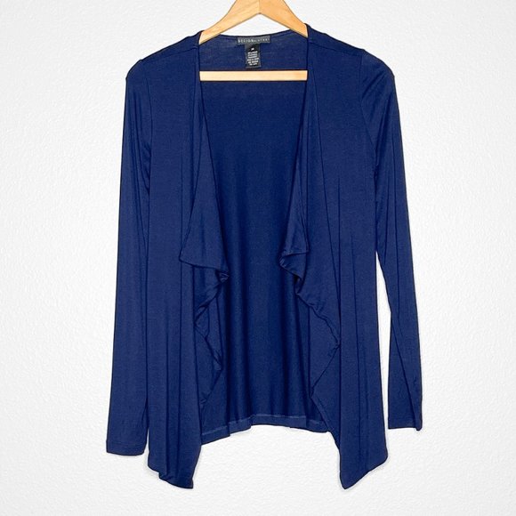 Design History‎ Blue Open Front Jacket Size XS - Picture 2 of 7